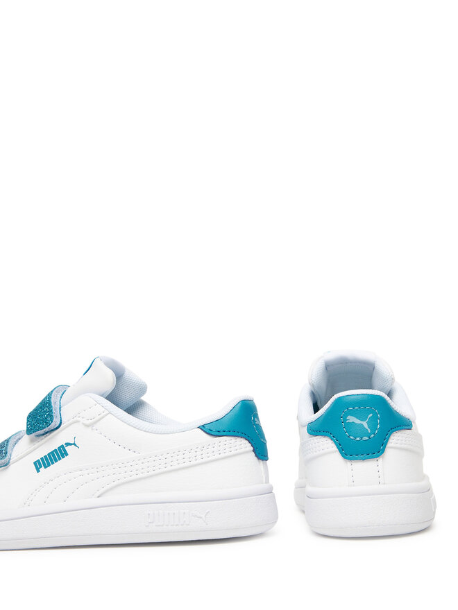 Puma Αθλητικά Puma Smash 3.0 L Glitter Velcro V Inf 395610 08 Λευκό