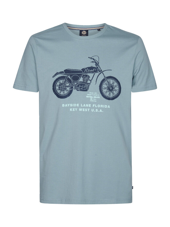 Petrol Industries Petrol Industries Camiseta M-1050-TSR707 Azul Regular Fit