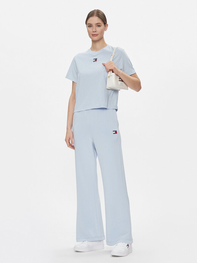 Tommy Jeans Tommy Jeans Marškinėliai Badge DW0DW17391 Tamsiai mėlyna Boxy Fit