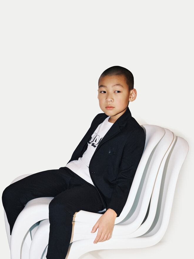 Karl Lagerfeld Kids Karl Lagerfeld Kids Camiseta Z30254 D Blanco Regular Fit