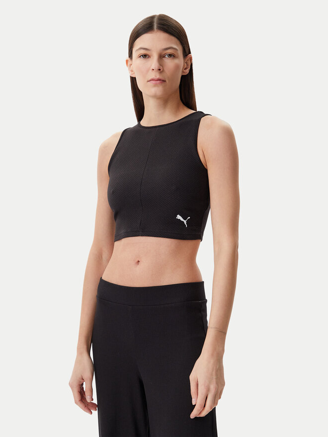 Puma Puma Τοπ Ess 629765 Μαύρο Slim Fit