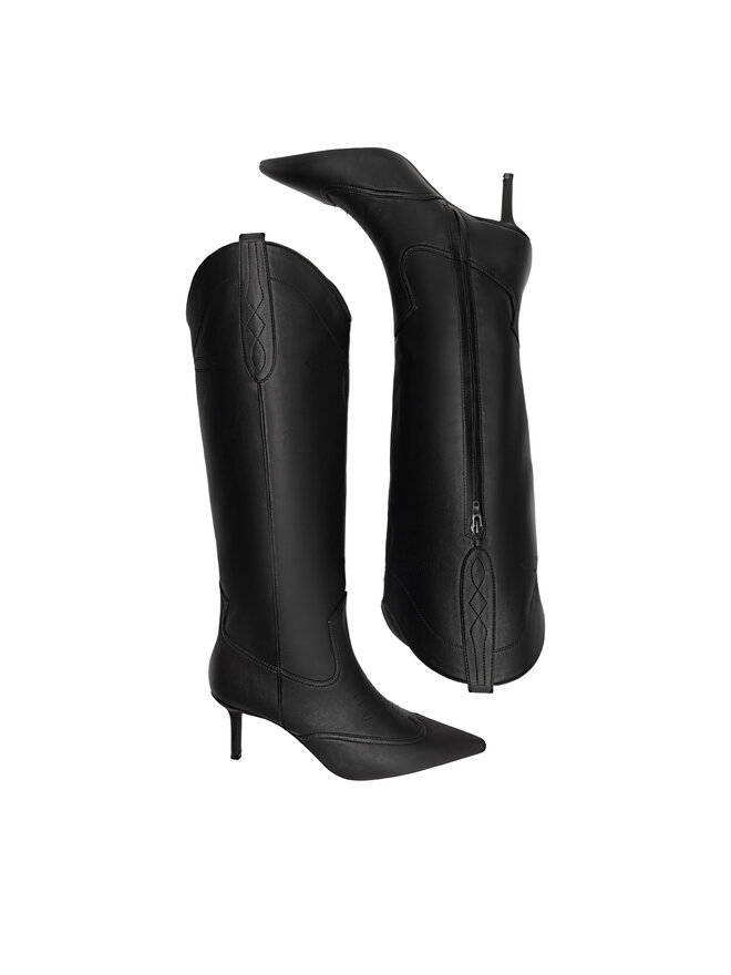 Nine West Kovbojská obuv Nine West ZARIYA 909001 Černá