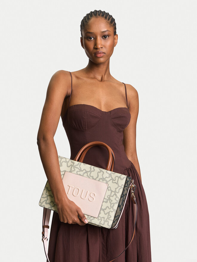TOUS Bolso TOUS Amaya Kaos Icon 2002188201 Beis