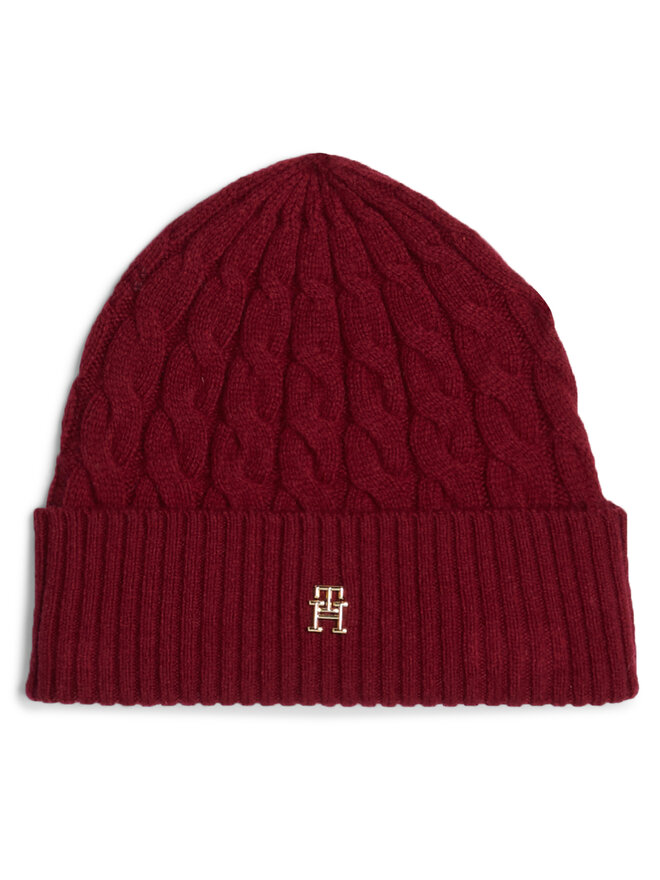 Tommy Hilfiger Czapka Tommy Hilfiger Naval AW0AW16629 Czerwony