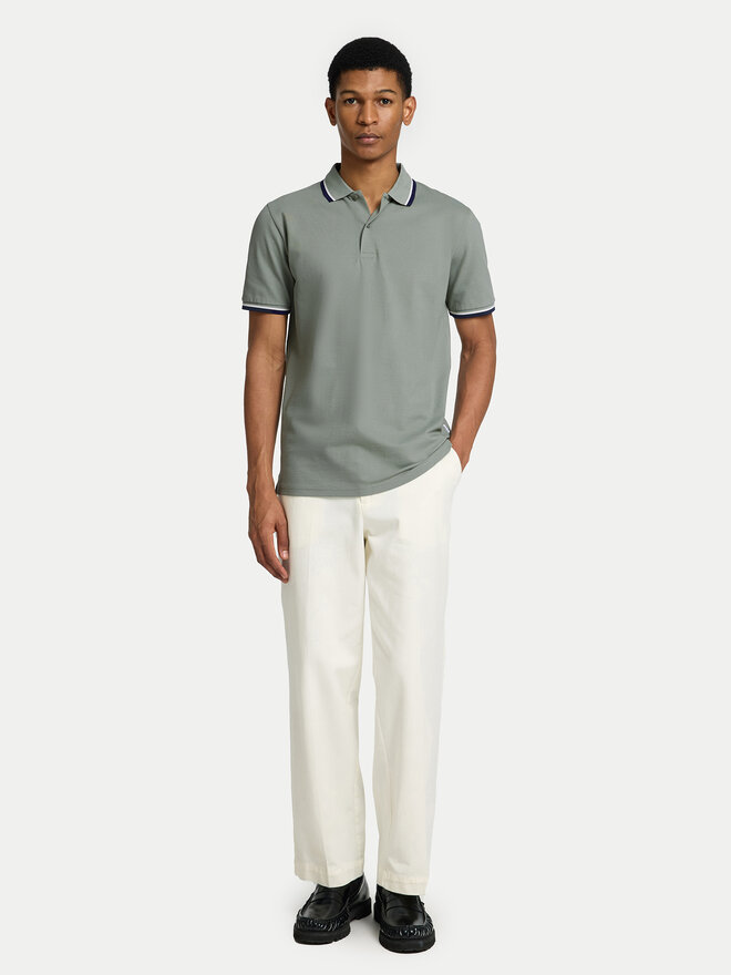 Selected Homme Selected Homme Pólóing 16095852 Zöld Slim Fit
