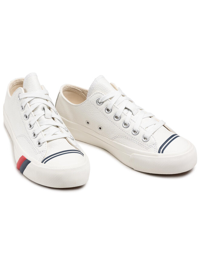 Sneakers aus Stoff Pro Keds Royal Lo PH61438 WeiB eschuhe