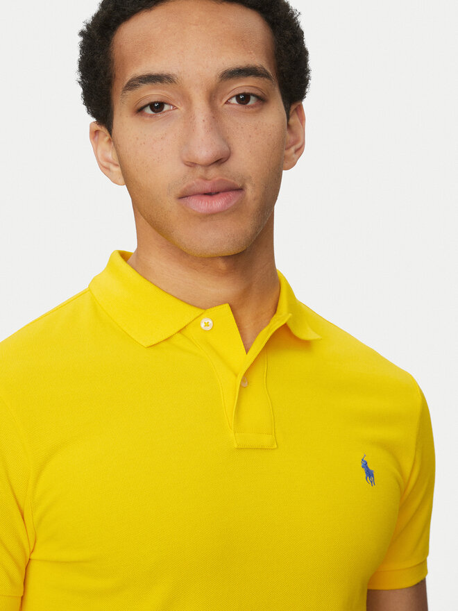 Polo Ralph Lauren Polo Ralph Lauren Поло 710536856446 Жовтий Slim Fit