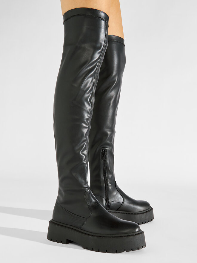 Steve Madden Stivali sopra il ginocchio Steve Madden Esmee SM11001585-02002-001 Nero