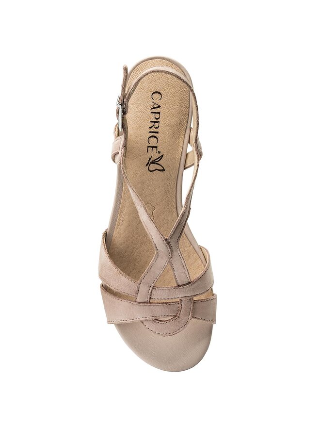 28154 Or - Sandales Plates Femme - Caprice