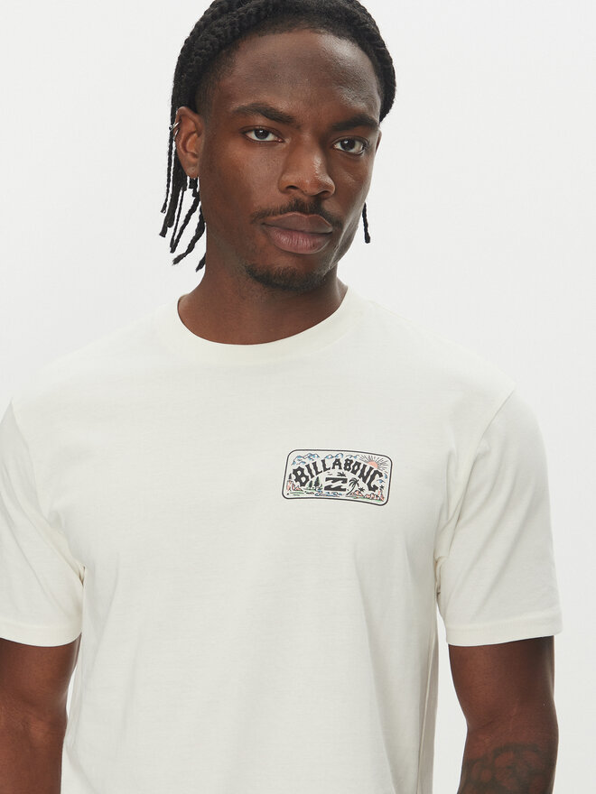 Billabong Billabong Marškinėliai Scenic Arch Adiv Ss 24A501539 Balta Regular Fit