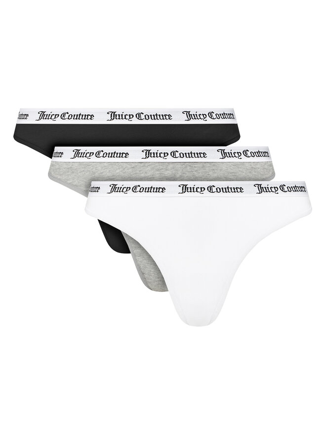 Juicy Couture Juicy Couture 3er-Set klassische Damenslips Diddy JCLBR224572 Bunt