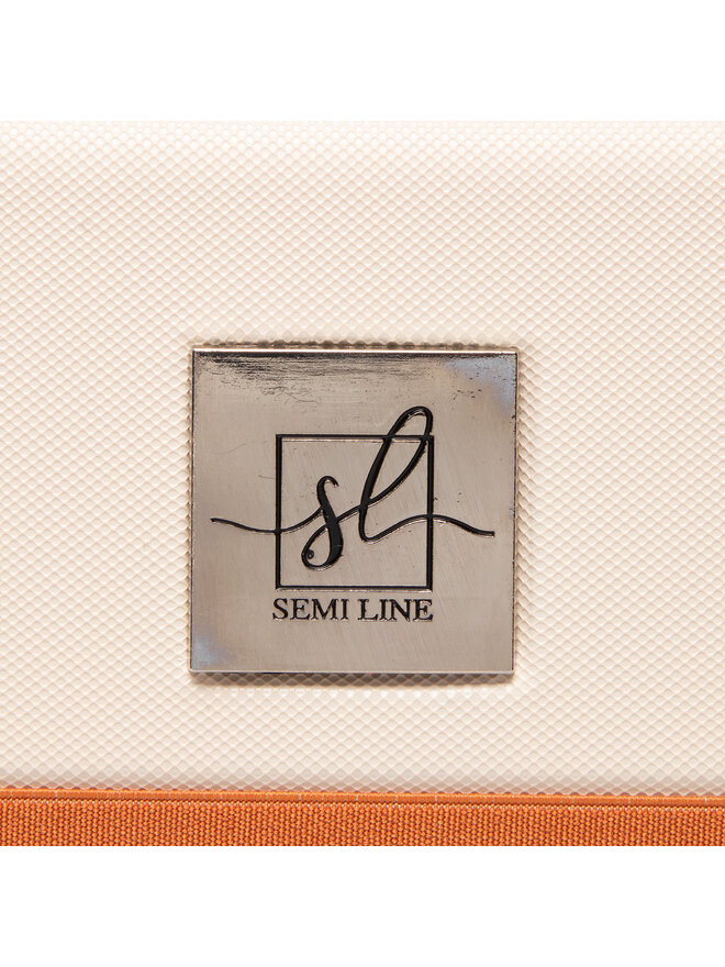 Semi Line Козметична чантичка Semi Line T5506-0 Бежов