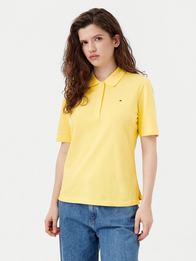 Tommy Hilfiger Tommy Hilfiger Poloshirt 1985 WW0WW43224 Gelb Regular Fit