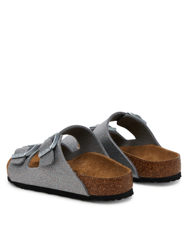 Birkenstock Klapki Birkenstock Arizona Kids 1029468 S Srebrny
