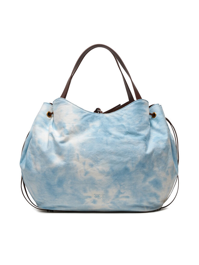 PINKO Torebka Pinko Pagoda Extra Shopper PE 24 PLTT 102911 A1MB Błękitny