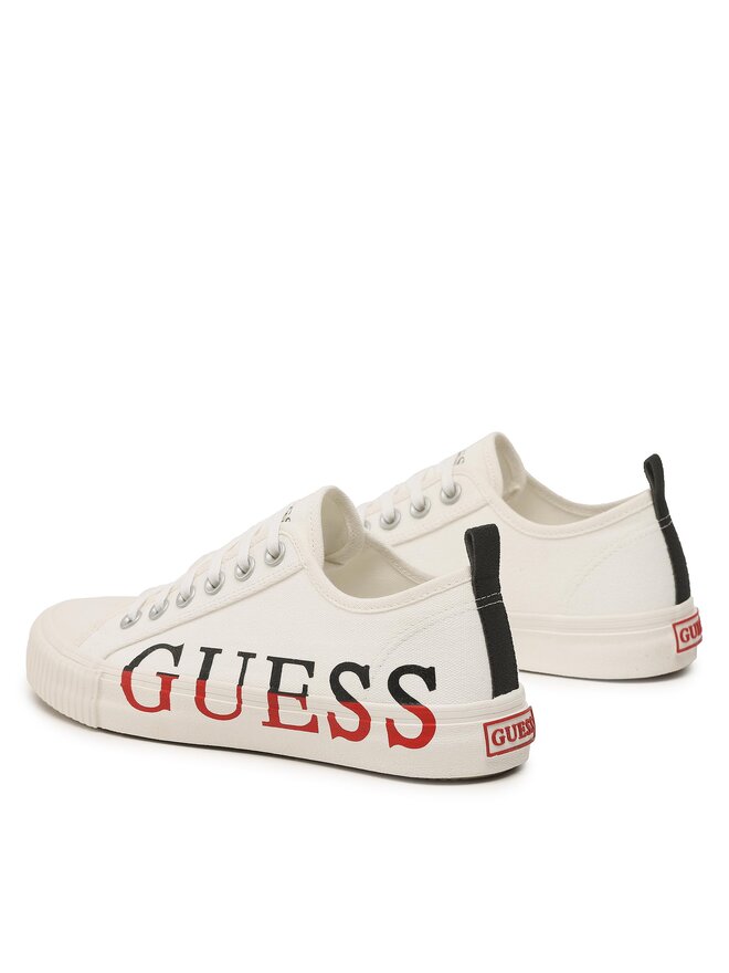 Guess Plátěnky Guess New Winners Low FM6NWL FAB12 Bílá