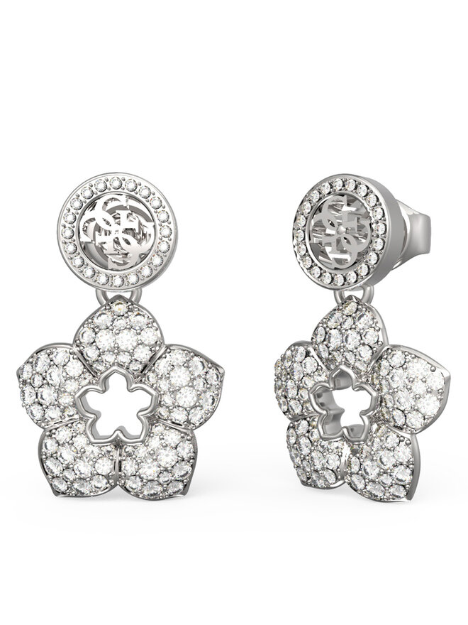 Guess Naušnice Guess JUBE0447 1JW Stříbrná