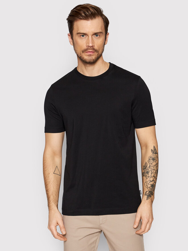 BOSS Boss Футболка Thompson 02 50468972 Чорний Regular Fit