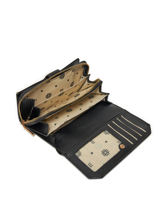 Monnari Duży Portfel Damski Monnari PURIMP0-24Z-PUR0210-K020D000-R00 Czarny