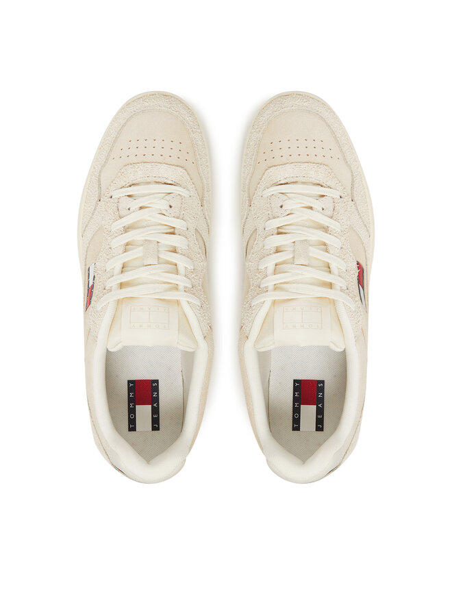 Tommy Jeans Sneakers Tommy Jeans Tjm Cupsole Suede EM0EM01568 Écru