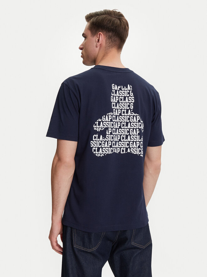 Gap Gap Póló 769029-03 Sötétkék Regular Fit