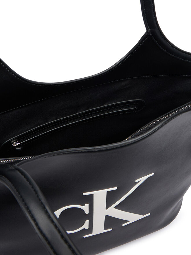 Calvin Klein Handtasche Calvin Klein Bold Ck LV04F3562G Schwarz