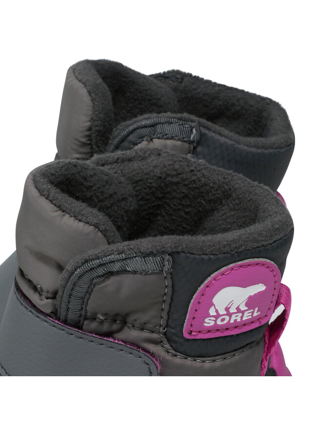 Sorel Μπότες Χιονιού Sorel Childrens Whitney II Strap Wp NC3919 Γκρι