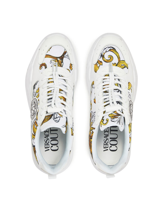 Versace Jeans Couture Sneakersy Versace Jeans Couture 78VA3SC7 Biały