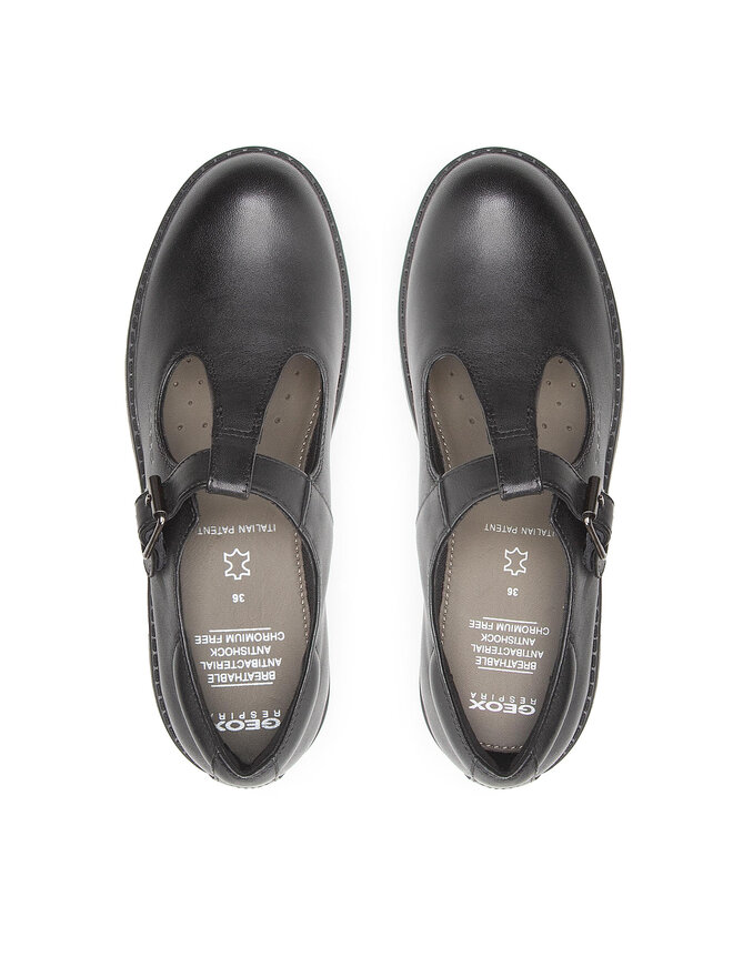 Geox Halbschuhe Geox J Casey G. E J8420E 00043 C9999 S Schwarz