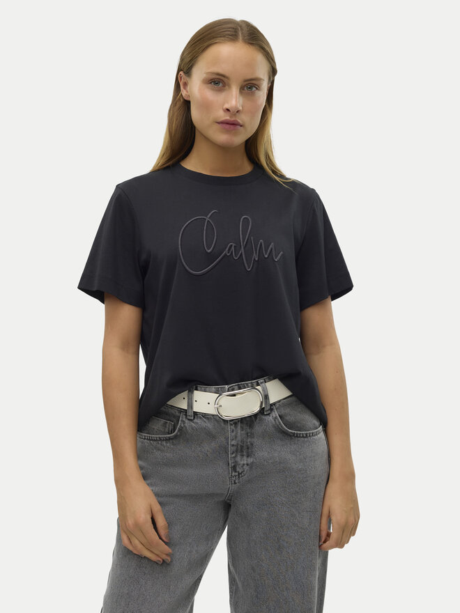 Vero Moda Vero Moda T-Shirt Fea 10321312 Schwarz Loose Fit
