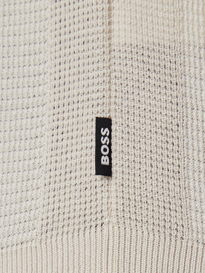 BOSS BOSS Camiseta H-Ianni 50543161 Écru Regular Fit