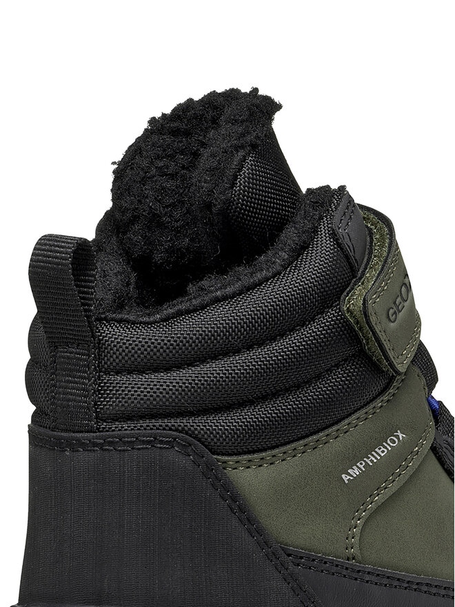 Geox Schneeschuhe Geox J Trekkyup Boy B Abx J46MBE 0MEMS C0450 S Dunkelgrün