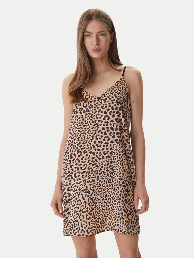 DKNY DKNY Нічна сорочка YI60099 Бежевий Regular Fit