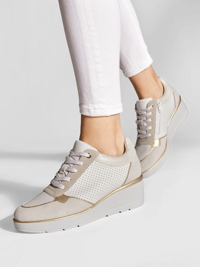 Sneakers zeppa geox outlet