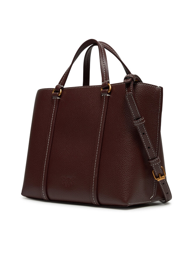 Rankinė PINKO Miranda Shopper Mini AI 24-25 PLTT 104515 A29O Vyšninė |  eavalyne.lt