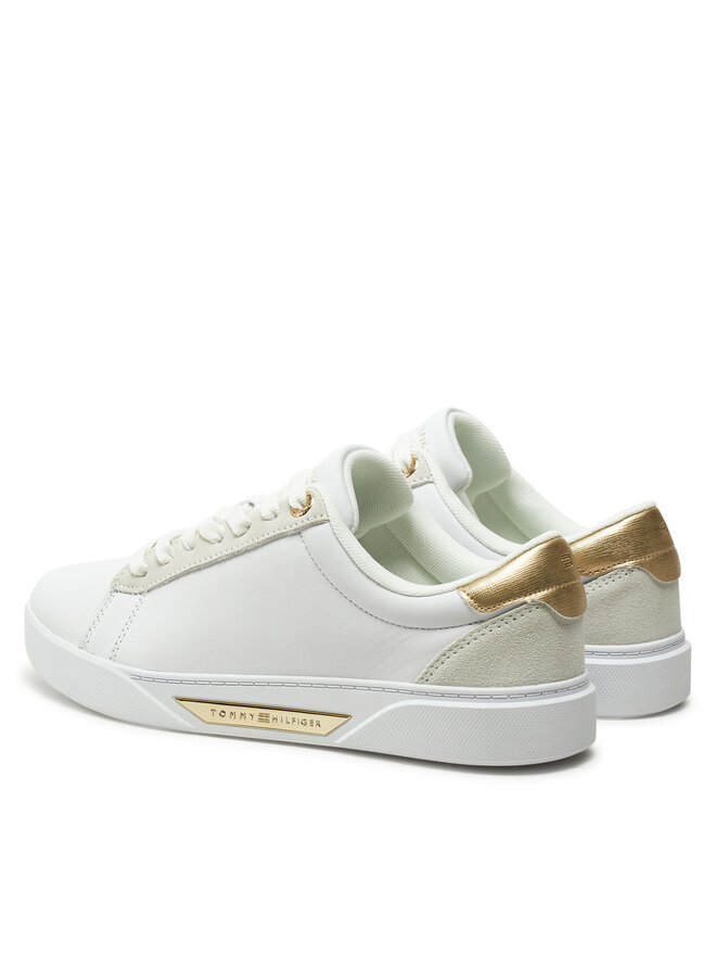 Tommy Hilfiger Sneakersy Tommy Hilfiger Chic Court Sneaker FW0FW08382 Biały