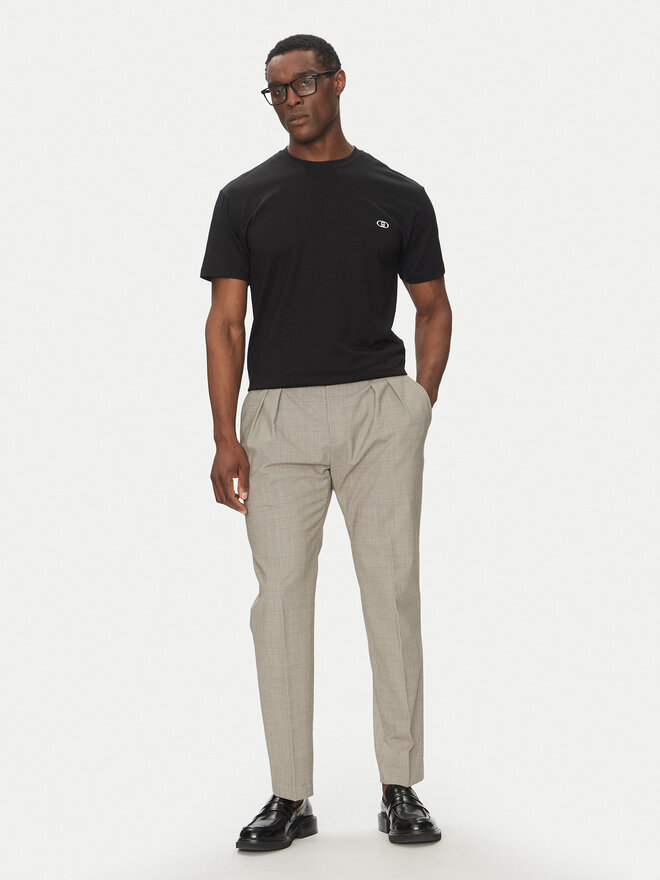 Liu Jo Liu Jo Футболка QA5174 J4805 Чорний Regular Fit