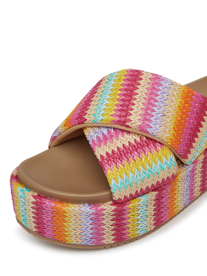 Roxy Klapki Roxy LT0613-63 Różowy