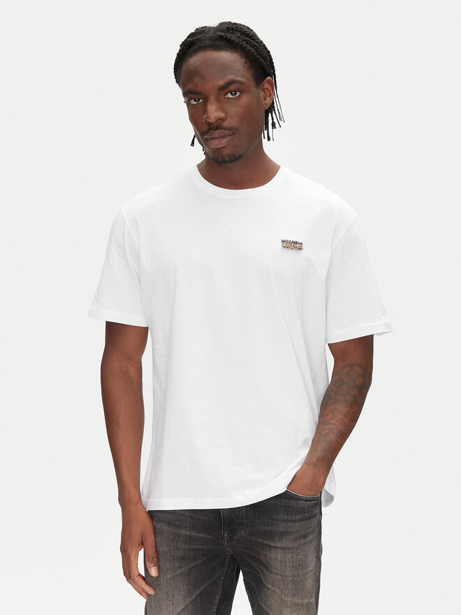 Just Cavalli Just Cavalli Póló 78OAHE11 Fehér Regular Fit