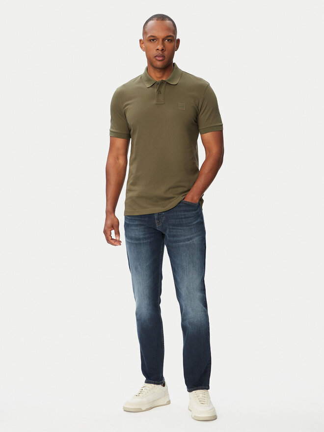 BOSS BOSS Poloshirt Passenger 50507803 Khakifarben Slim Fit