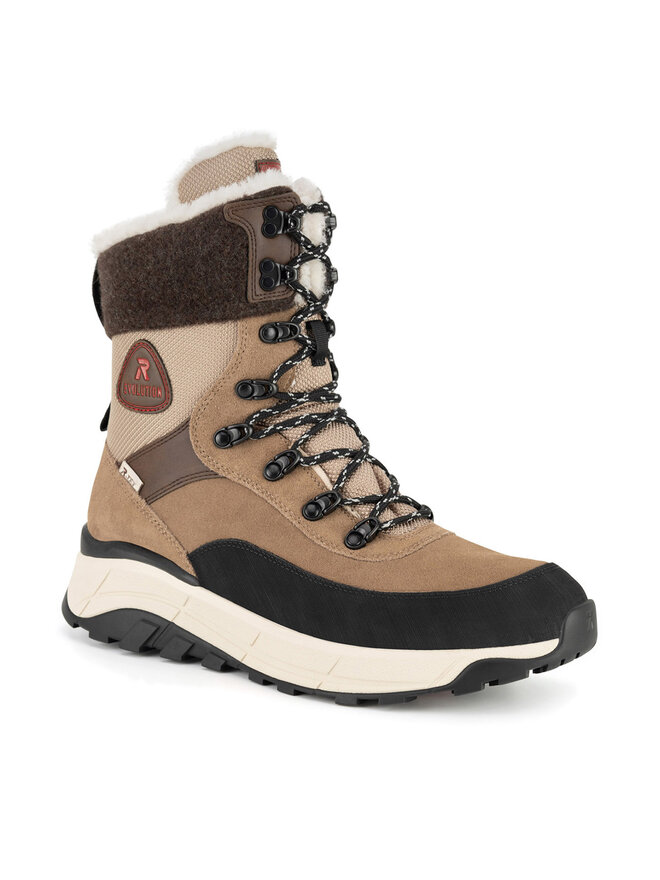 Rieker Revolution Lifestyle Botki Rieker Revolution Lifestyle W0066-64 Beżowy