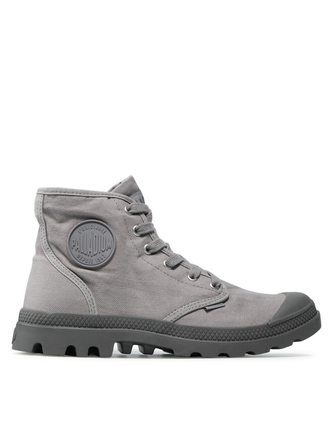 Palladium Schnürstiefeletten Palladium Pampa Hi 02352-071-M Grau