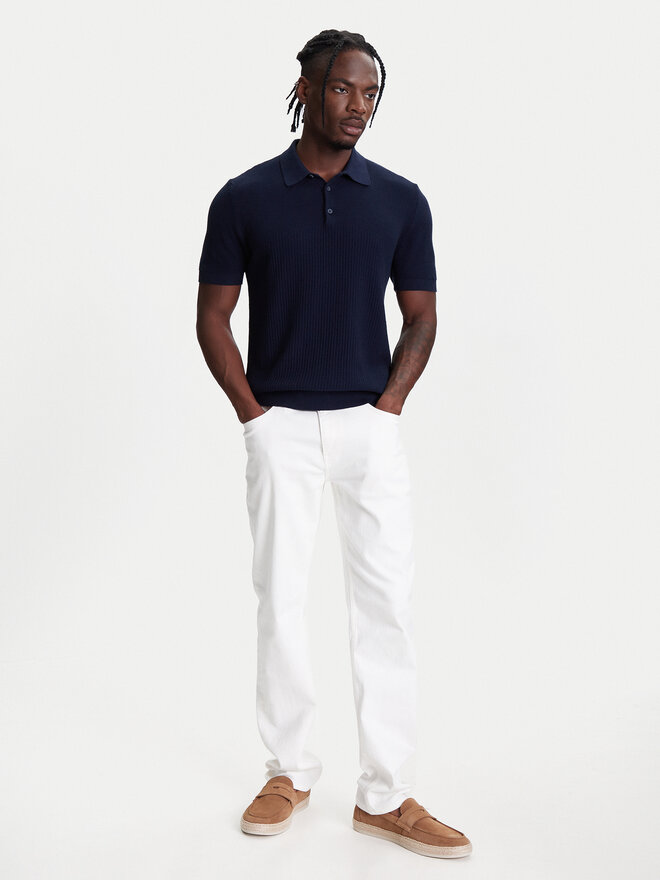 United Colors Of Benetton United Colors Of Benetton Pólóing 1198U301H Sötétkék Regular Fit