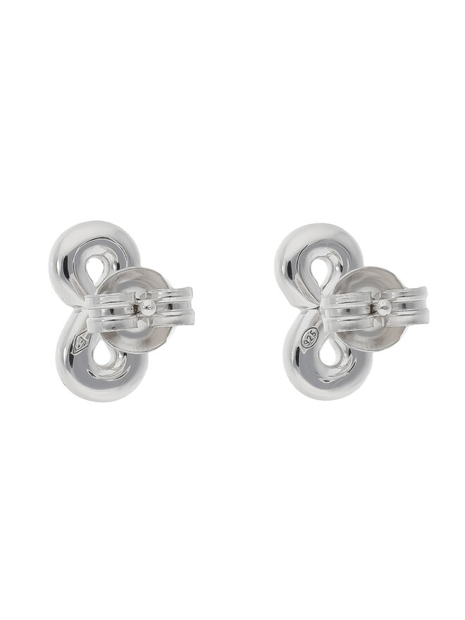 Fossil Обици Fossil Sterling JFS00634040 Сребрист