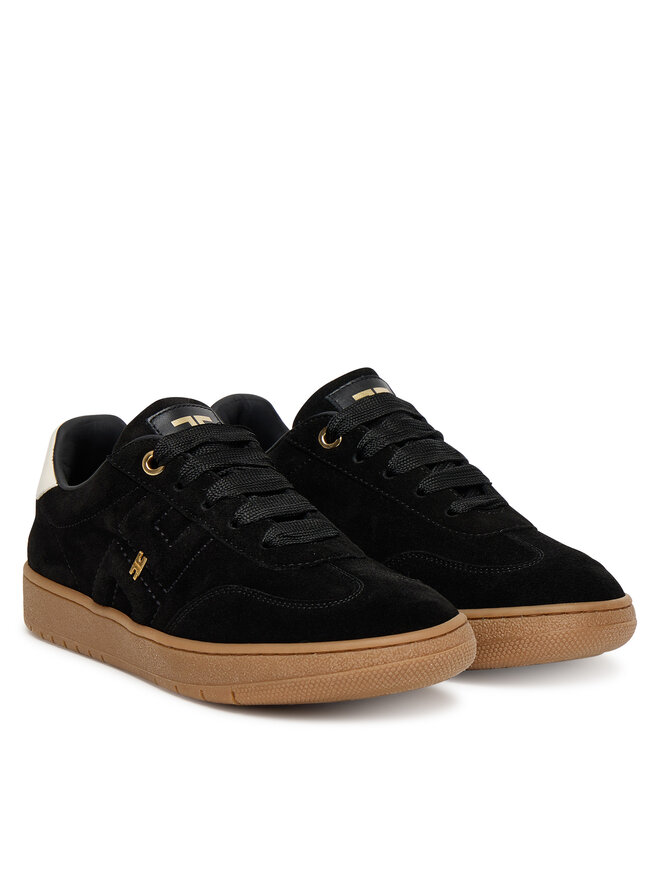 Elisabetta Franchi Sneakers Elisabetta Franchi Low Cut Lace Up F4A9-E0340-0071 D Negru