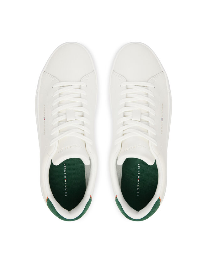 Tommy Hilfiger Sneakers Tommy Hilfiger Th Court Core Ess Leather FM0FM05367 Weiß
