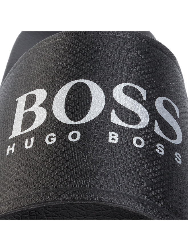 BOSS Pantoletten Boss Slides With Contrast J29F73/M90 D Schwarz