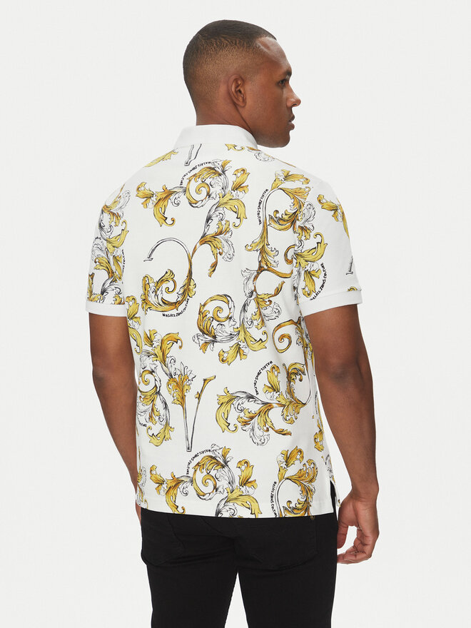 Versace Jeans Couture Versace Jeans Couture Poloshirt 78GAG6S0 Weiß Regular Fit