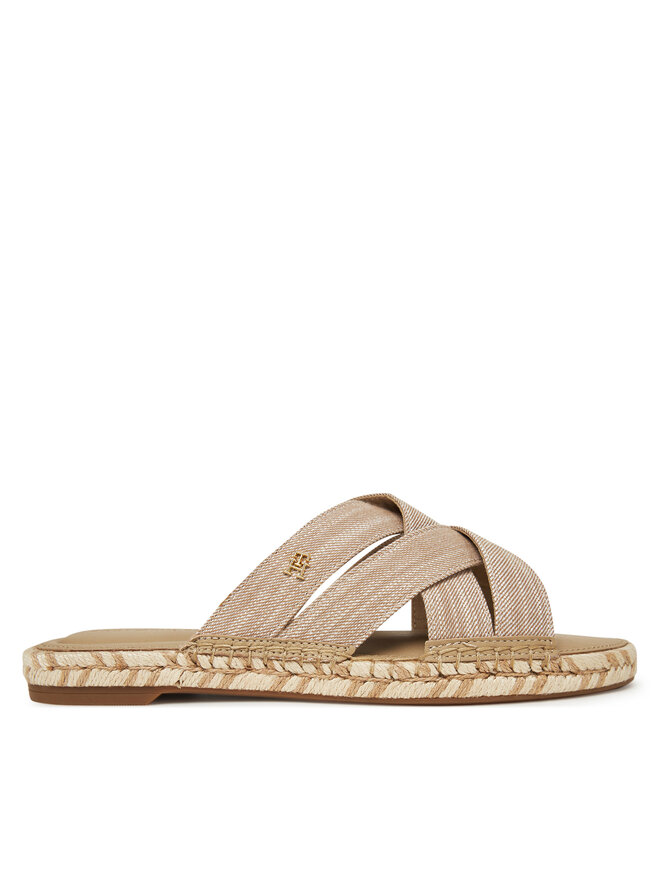 Tommy Hilfiger Alpargatas Tommy Hilfiger Chambray Espadrille Mule FW0FW08501 Beis