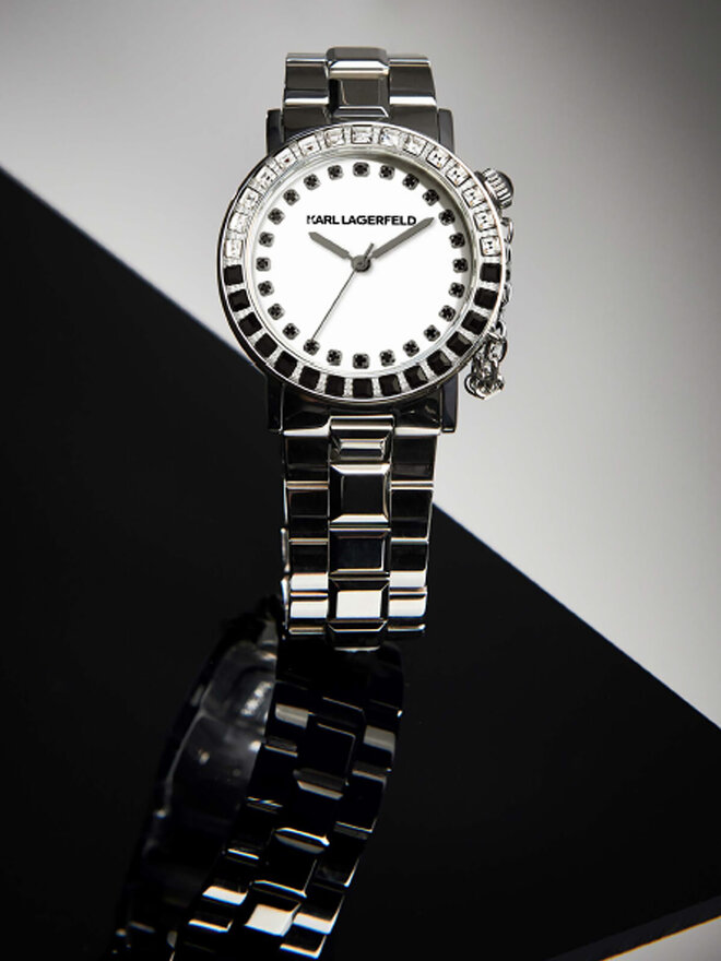 KARL LAGERFELD Ρολόι KARL LAGERFELD R0553100501 Ασημί